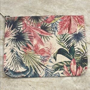 Marine Layer | Large Pouch for Travel, Tablet, Small Laptop | Tropical‎ Print